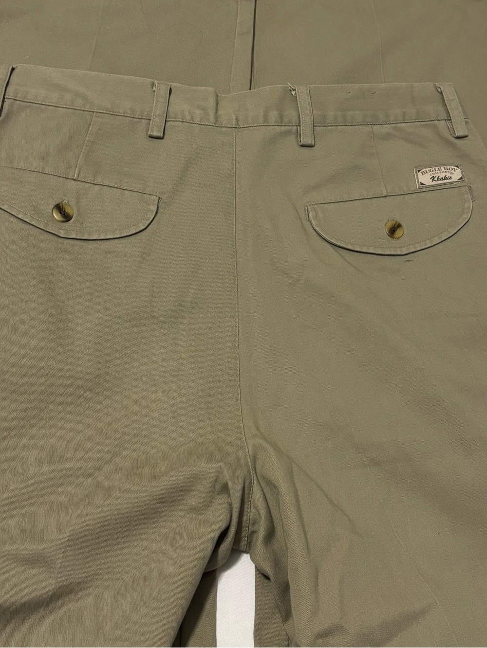 Vintage Bugle Boy Hi rise Tan Chino Pants